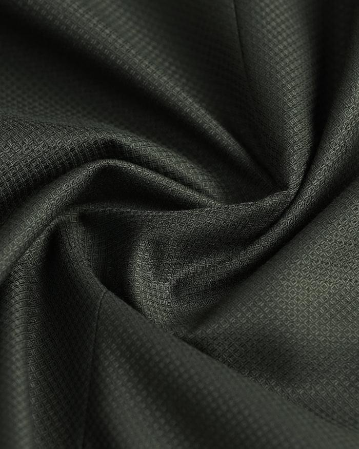 Dark Green Two Piece Textured Suit - Qualcom - Image 4